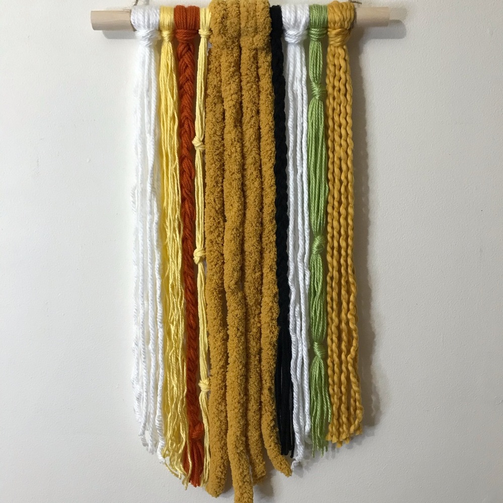 Willow 22" Boho Yarn Wall Hanging Tapestry